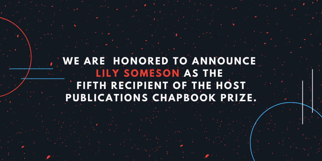 Announcing Spring 2021 Chapbook Prize Winner: Lily Someson