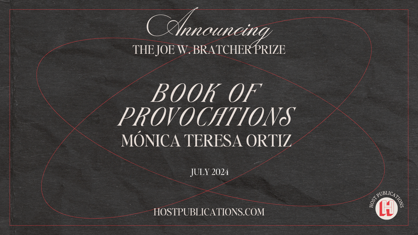 ANNOUNCING THE JOE W. BRATCHER PRIZE