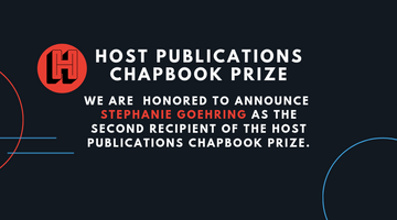 Announcing Fall 2019 Chapbook Prize Winner