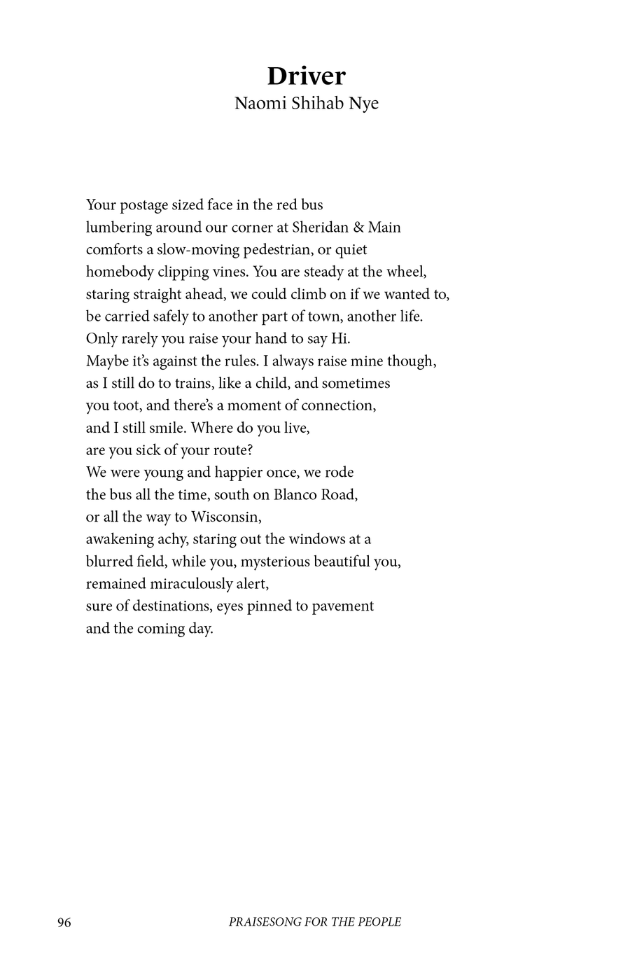 Praisesong for the People: Poems from the Heart and Soul of Texas edited by Amanda Johnston